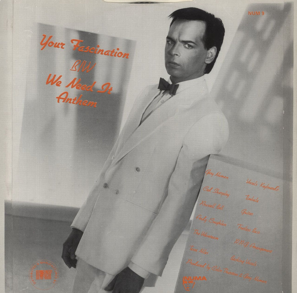 Gary Numan Your Fascination UK 12" vinyl single (12 inch record / Maxi-single)