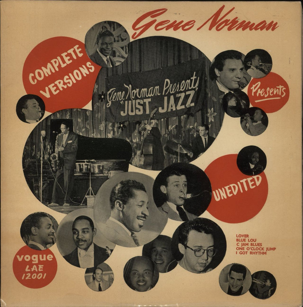 Gene Norman The Best Of Gene Norman's Just Jazz UK vinyl LP album (LP record) LAE12001