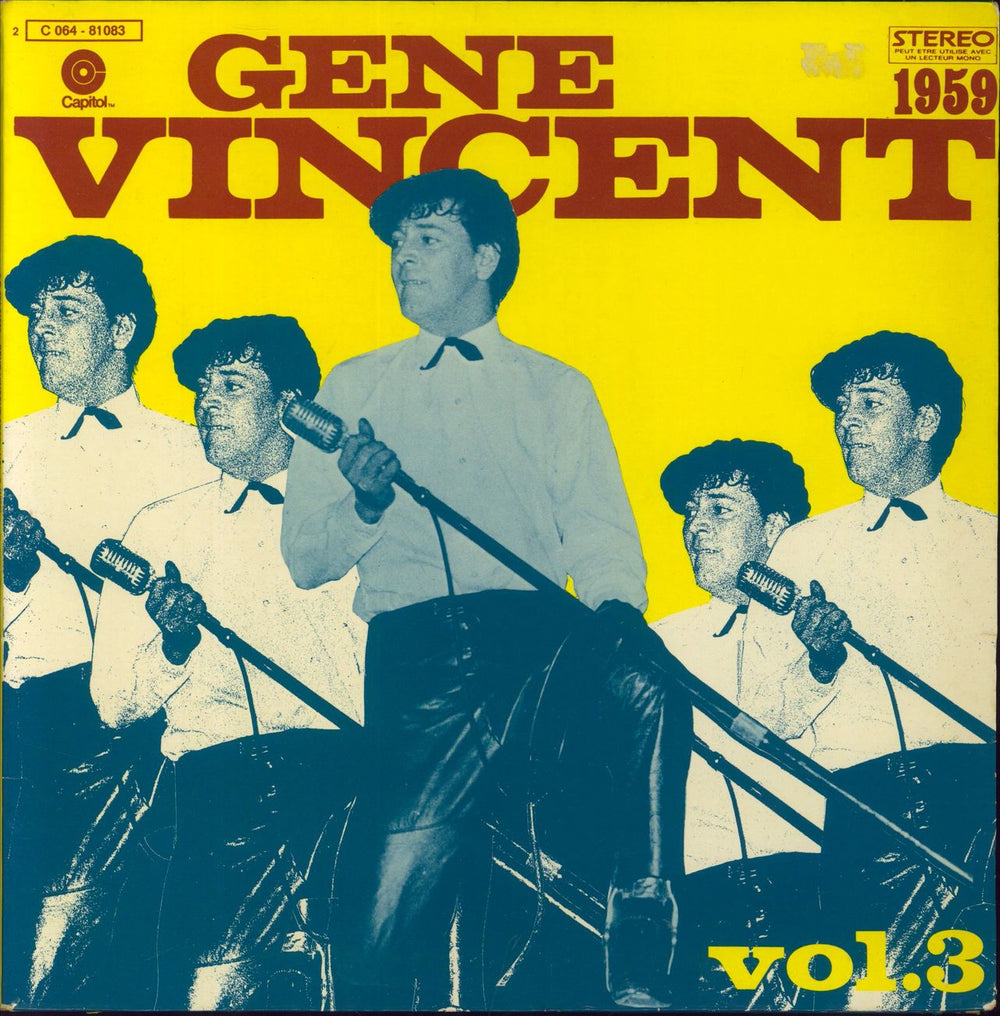 Gene Vincent Gene Vincent Story Vol. 3 [1959] French vinyl LP album (LP record) 2C064-81083