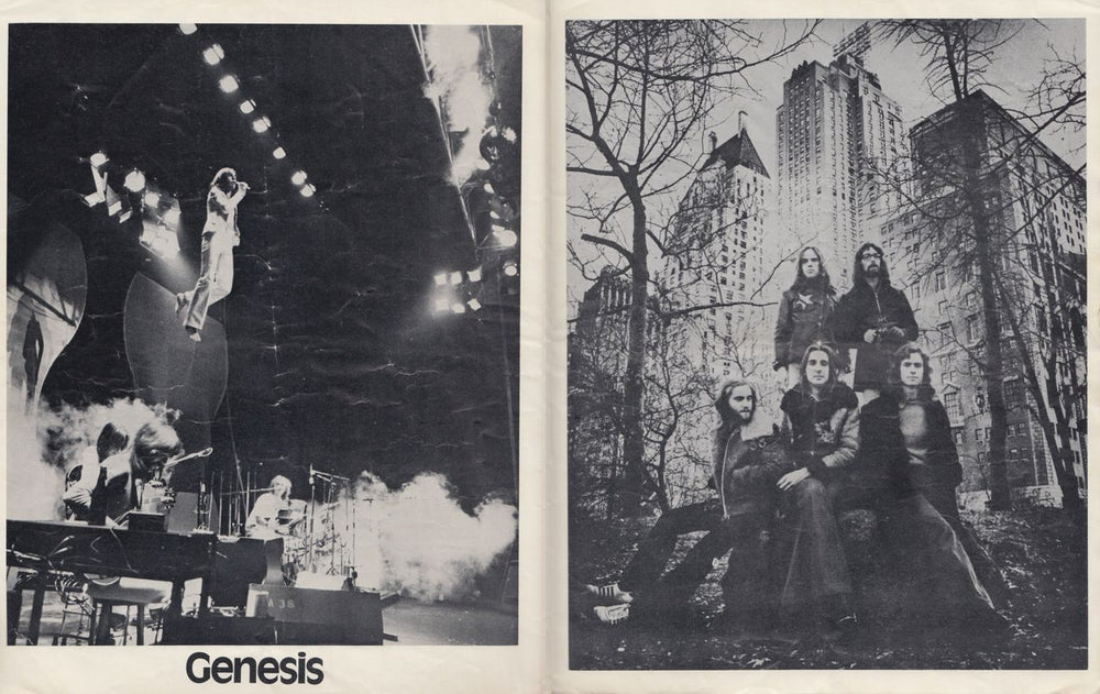 Genesis In Concert - Show Souvenir 1973 UK tour programme GENTRIN648548
