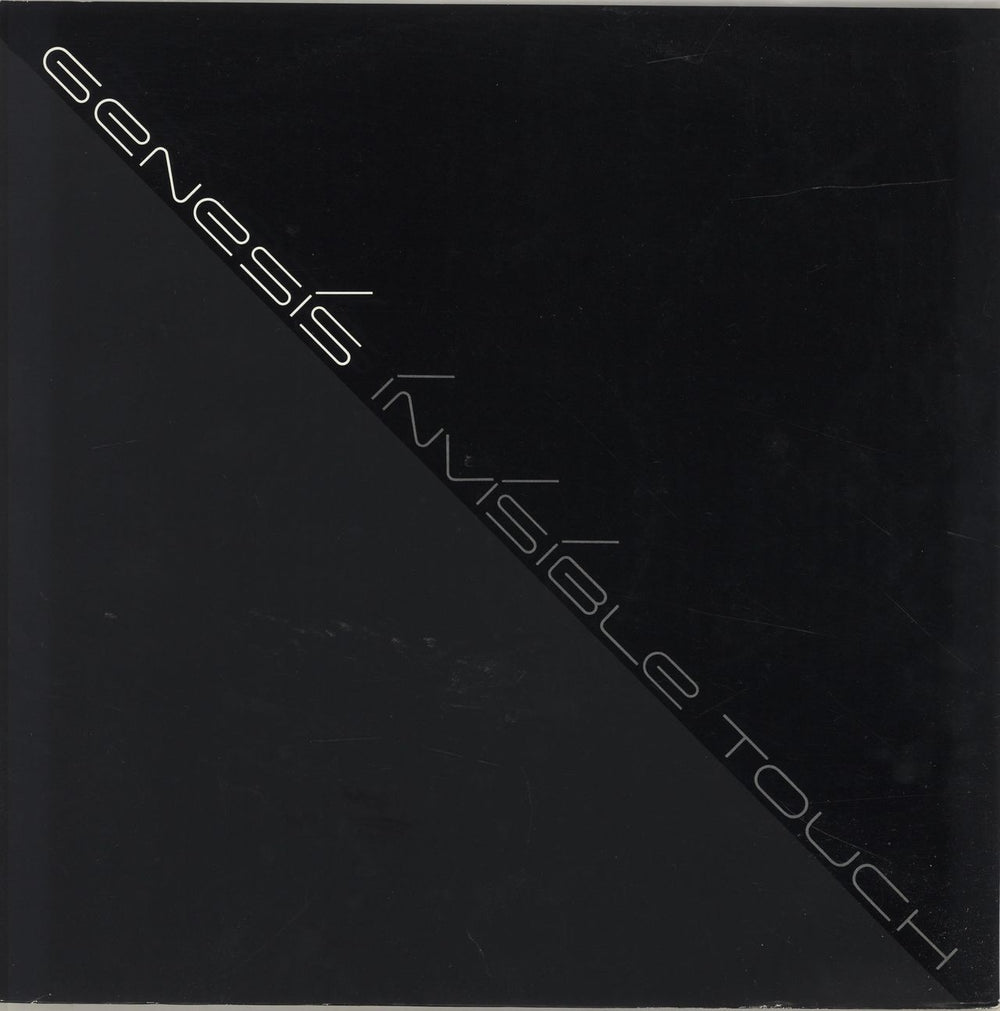 Genesis Invisible Touch UK 12" vinyl single (12 inch record / Maxi-single) GENS1-12