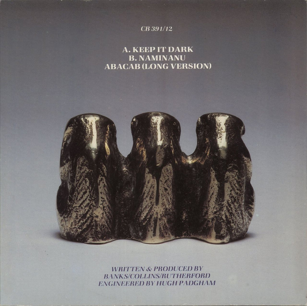 Genesis Keep It Dark UK 12" vinyl single (12 inch record / Maxi-single)