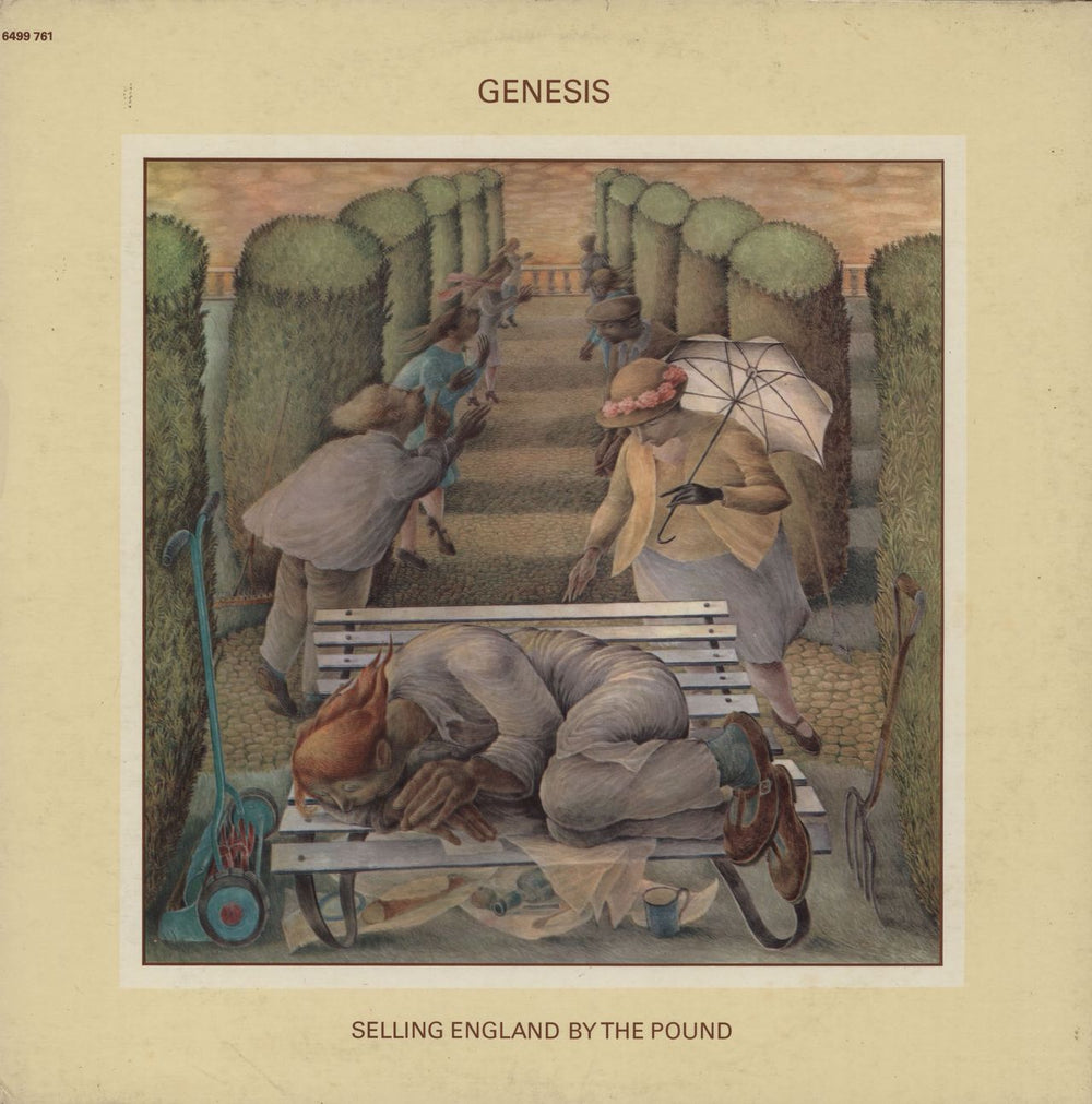 Genesis Selling England By The Pound + Insert French vinyl LP album (LP record) 6499761