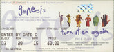 Genesis Turn It On Again - The Tour + Ticket Stub UK tour programme