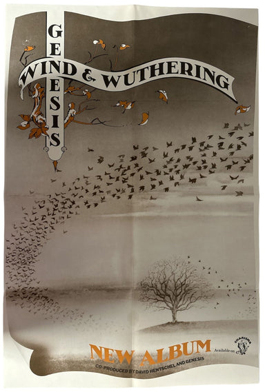 Genesis Wind and Wuthering - Promo Poster UK Promo poster 30X20