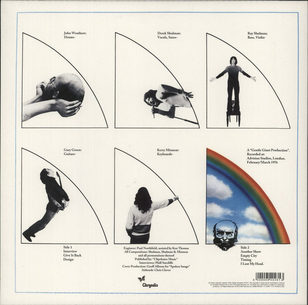 Gentle Giant Interview US vinyl LP album (LP record) 5099995404813