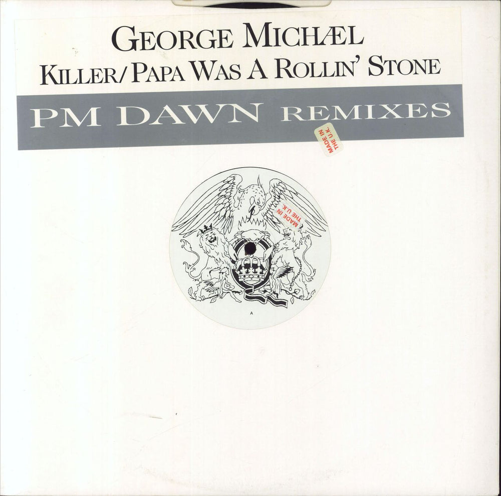 George Michael Killer - Papa Was A Rollin' Stone UK Promo 12" vinyl single (12 inch record / Maxi-single) 12RDJ6340