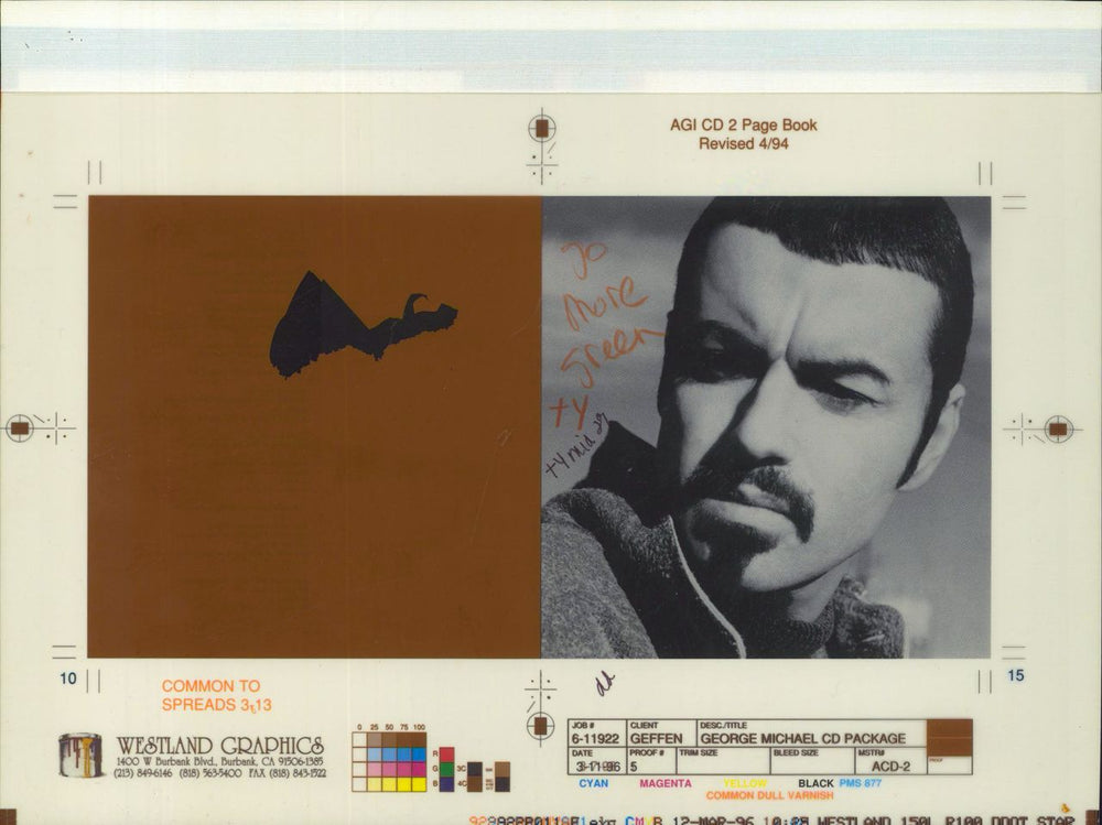 George Michael Older UK artwork