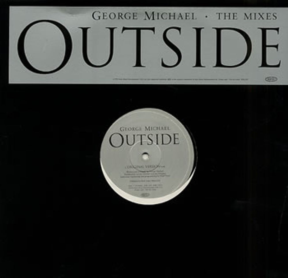 George Michael Outside - The Mixes - Promo #2 UK Promo 12" vinyl single (12 inch record / Maxi-single) XPR3287