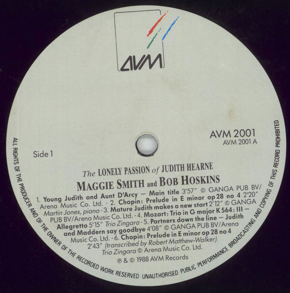 Georges Delerue The Lonely Passion Of Judith Hearne German vinyl LP album (LP record) GYVLPTH637878