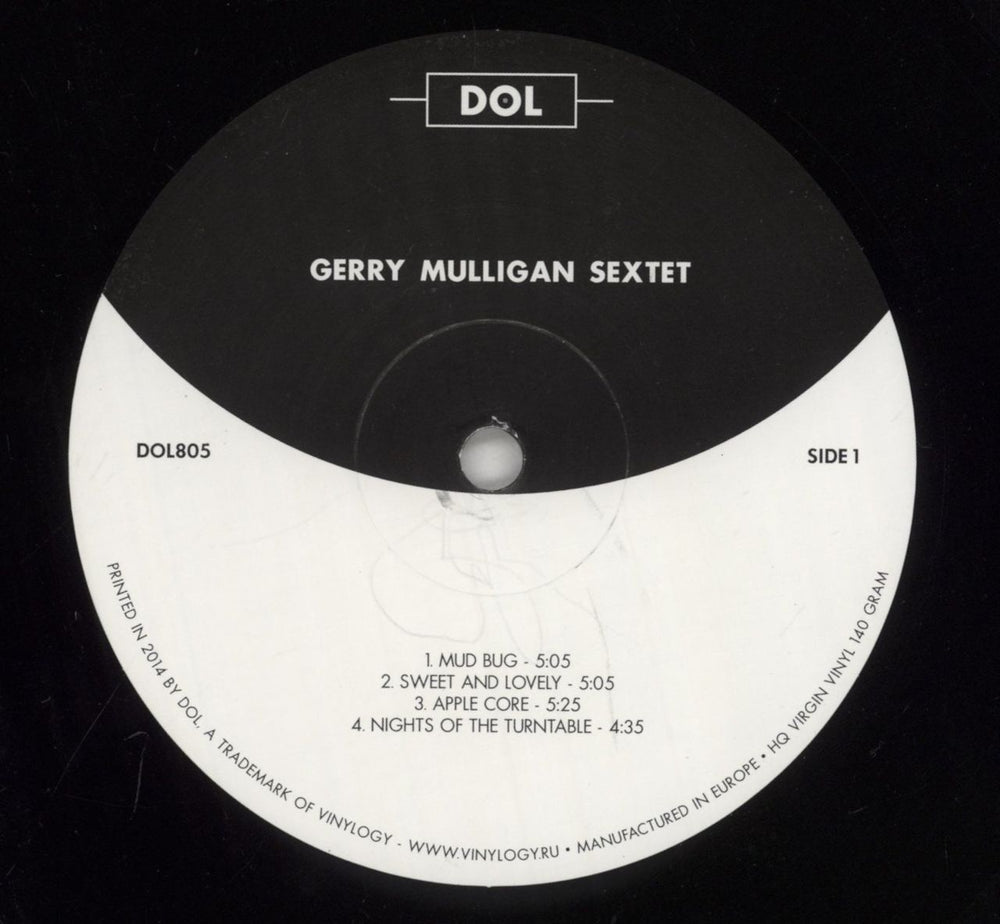 Gerry Mulligan Presenting The Gerry Mulligan Sextet UK vinyl LP album (LP record) GAJLPPR863227