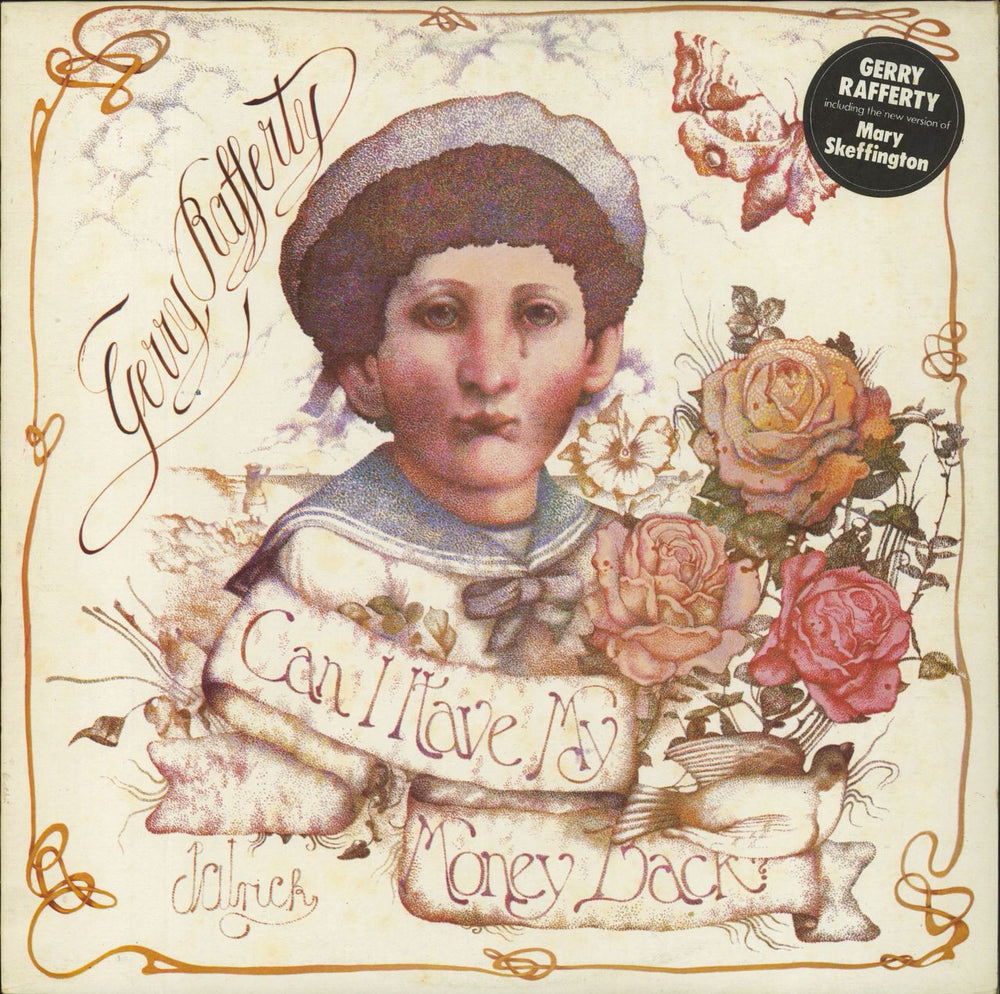 Gerry Rafferty Can I Have My Money Back ? - Hype Stickered UK vinyl LP album (LP record) TRA241