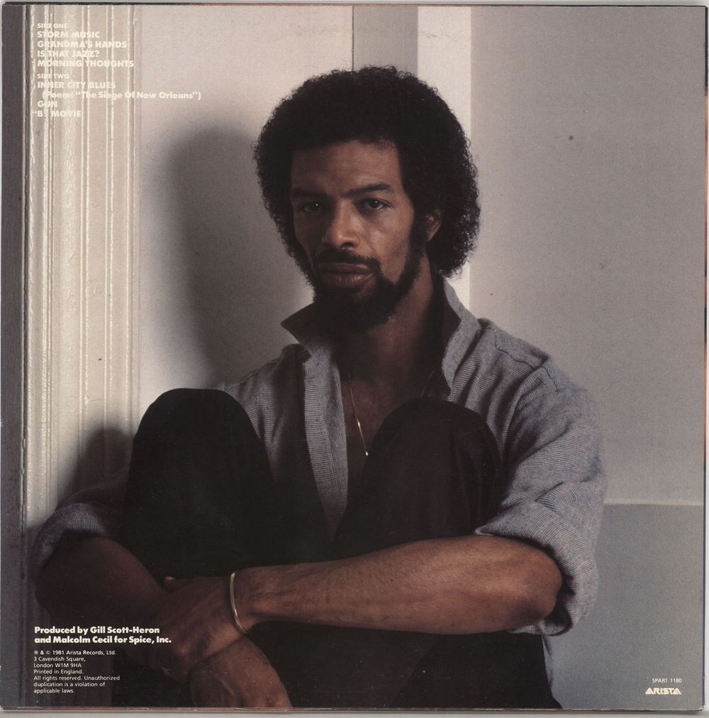 Gil Scott-Heron Reflections + Insert UK vinyl LP album (LP record)