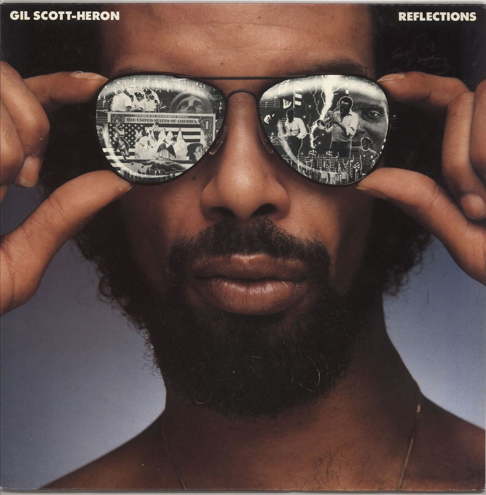 Gil Scott-Heron Reflections + Insert UK vinyl LP album (LP record) SPART1180