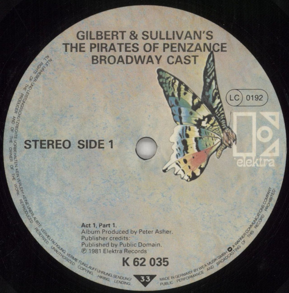 Gilbert & Sullivan The Pirates Of Penzance UK 2-LP vinyl record set (Double LP Album) G+S2LTH660517