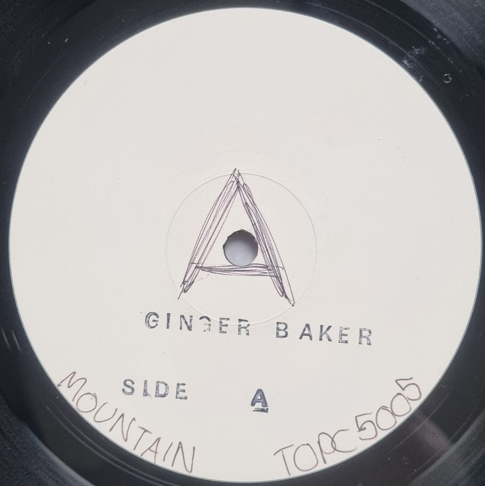 Ginger Baker Eleven Sides Of Baker - Test Pressing UK vinyl LP album (LP record) TOPC5005