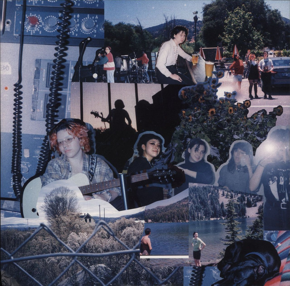 Girl Friday Androgynous Mary - Pink & White Vinyl - Autographed Photo UK vinyl LP album (LP record)