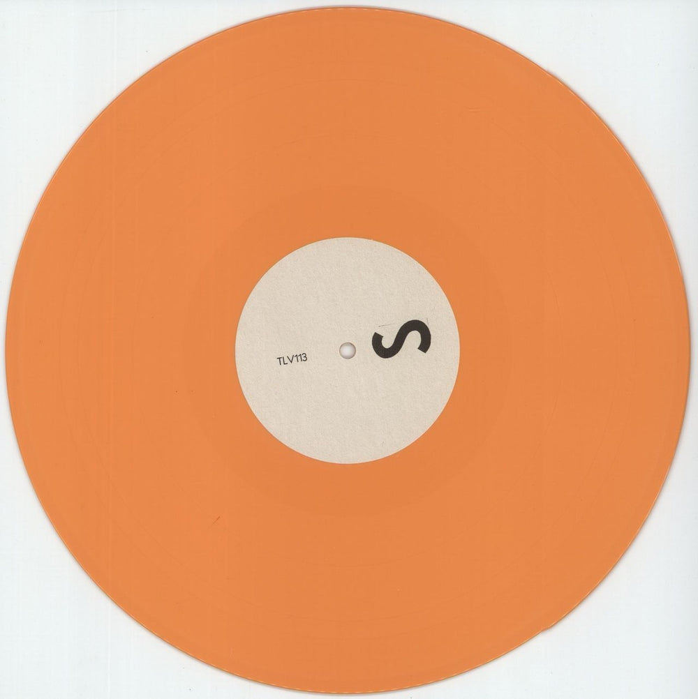 Girls Names Stains On Silence - Orange Vinyl + Black Sleeve UK vinyl LP album (LP record) 9KZLPST871914