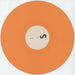 Girls Names Stains On Silence - Orange Vinyl + Black Sleeve UK vinyl LP album (LP record) 9KZLPST871914