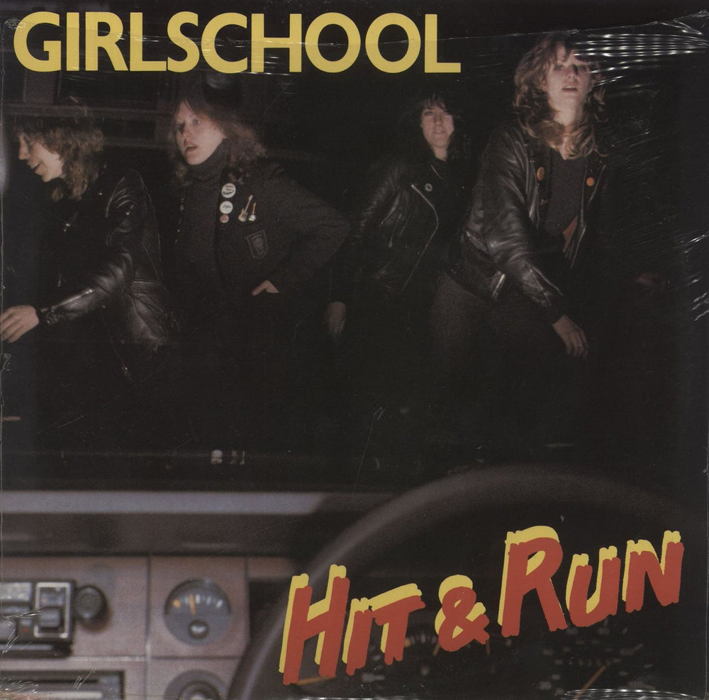 Girlschool Hit & Run - Shrink UK 10" vinyl single (10 inch record) BROX118