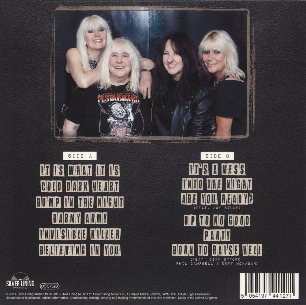 Girlschool WTFortyFive? UK vinyl LP album (LP record) 5054197441271