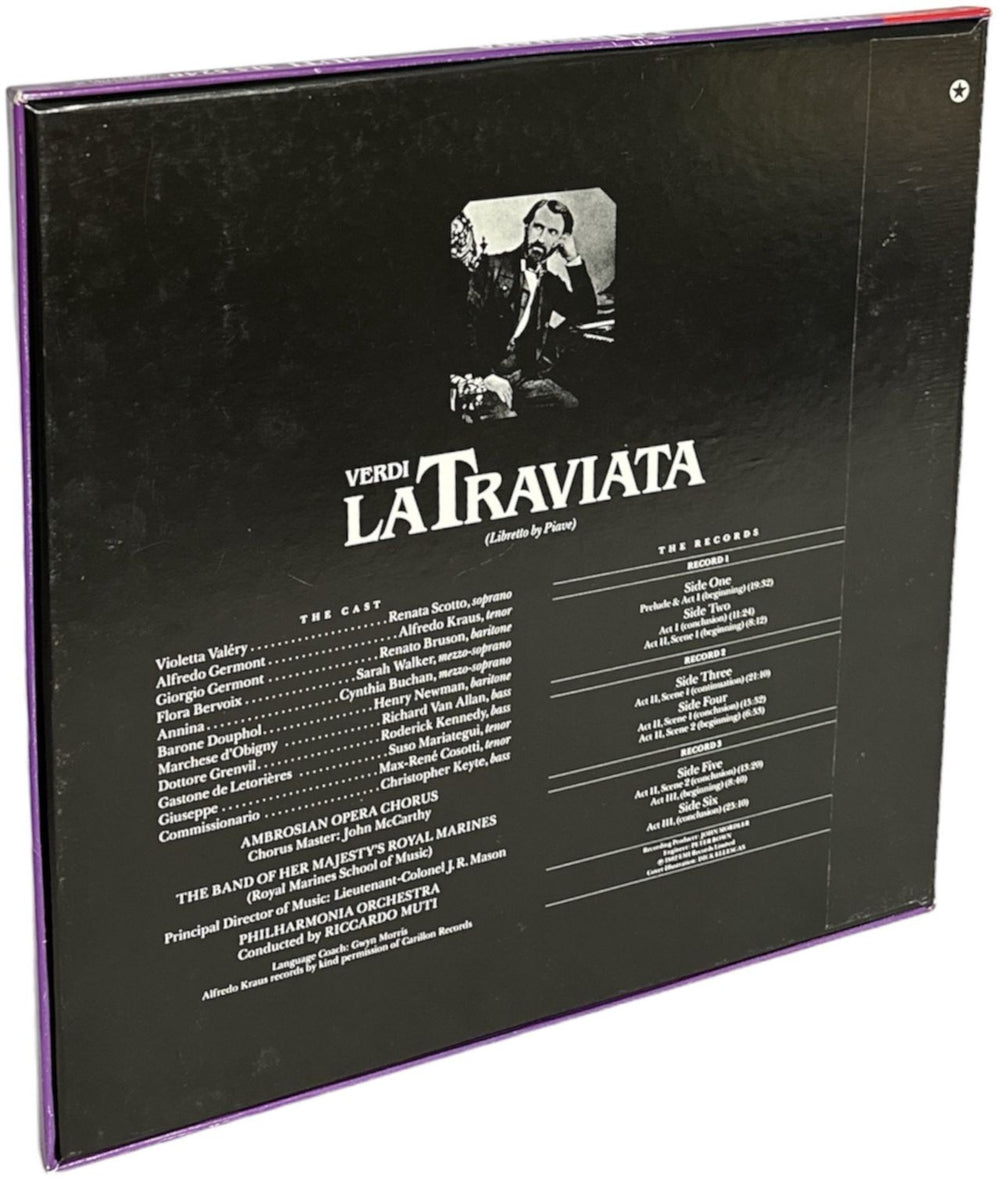 Giuseppe Verdi La Traviata UK Vinyl Box Set