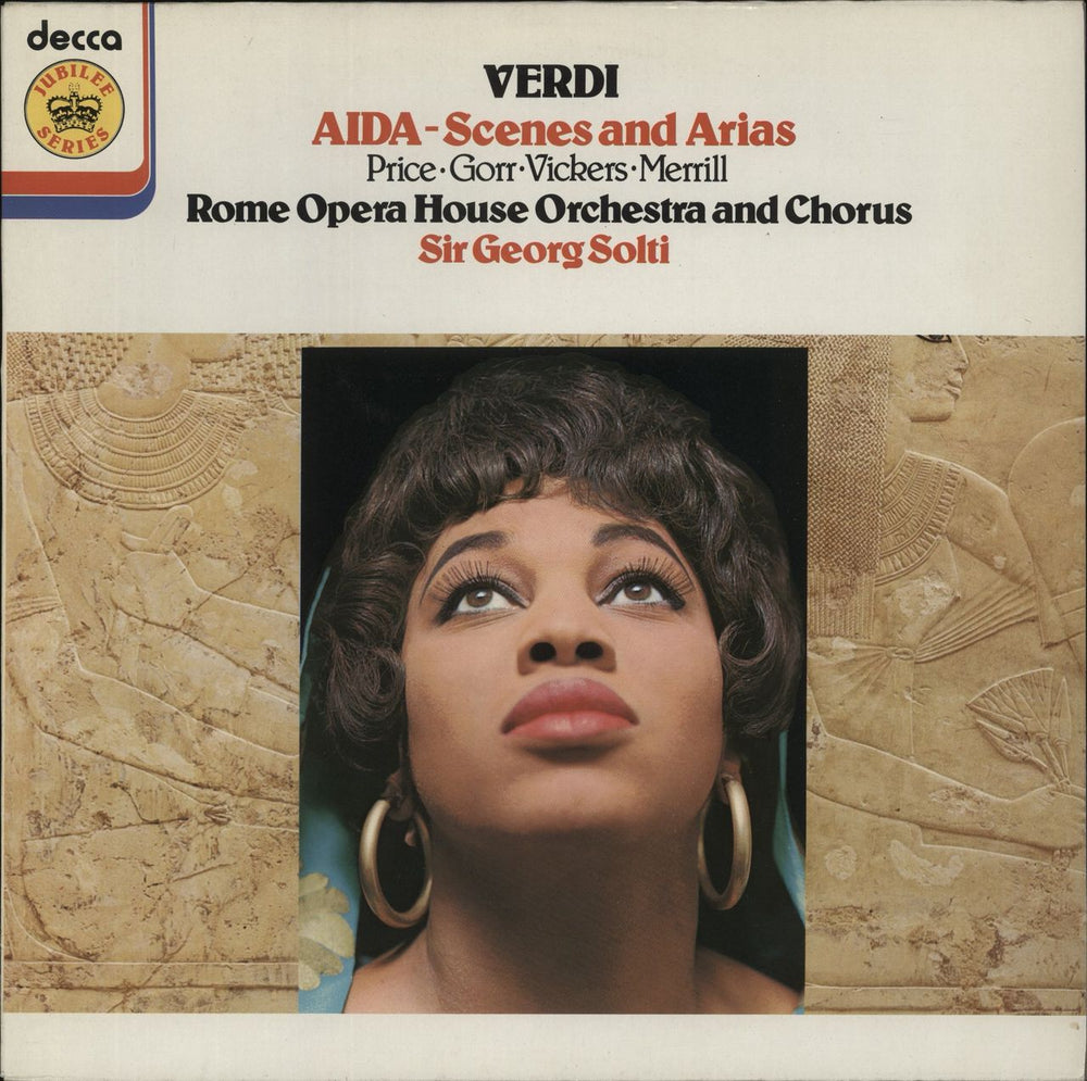 Giuseppe Verdi Verdi: Aida - Scenes and Arias Dutch vinyl LP album (LP record) JB81
