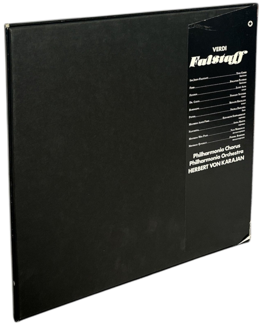 Giuseppe Verdi Verdi: Falstaff UK Vinyl Box Set