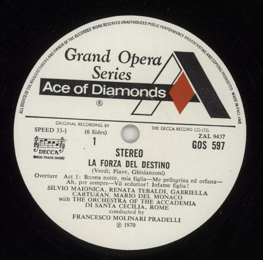 Giuseppe Verdi Verdi: La Forza Del Destino UK Vinyl Box Set VBOVXVE868122