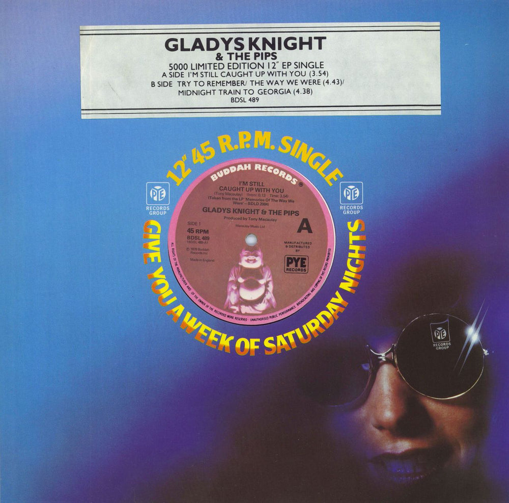 Gladys Knight & The Pips I'm Still Caught Up With You UK 12" vinyl single (12 inch record / Maxi-single) BDSL489