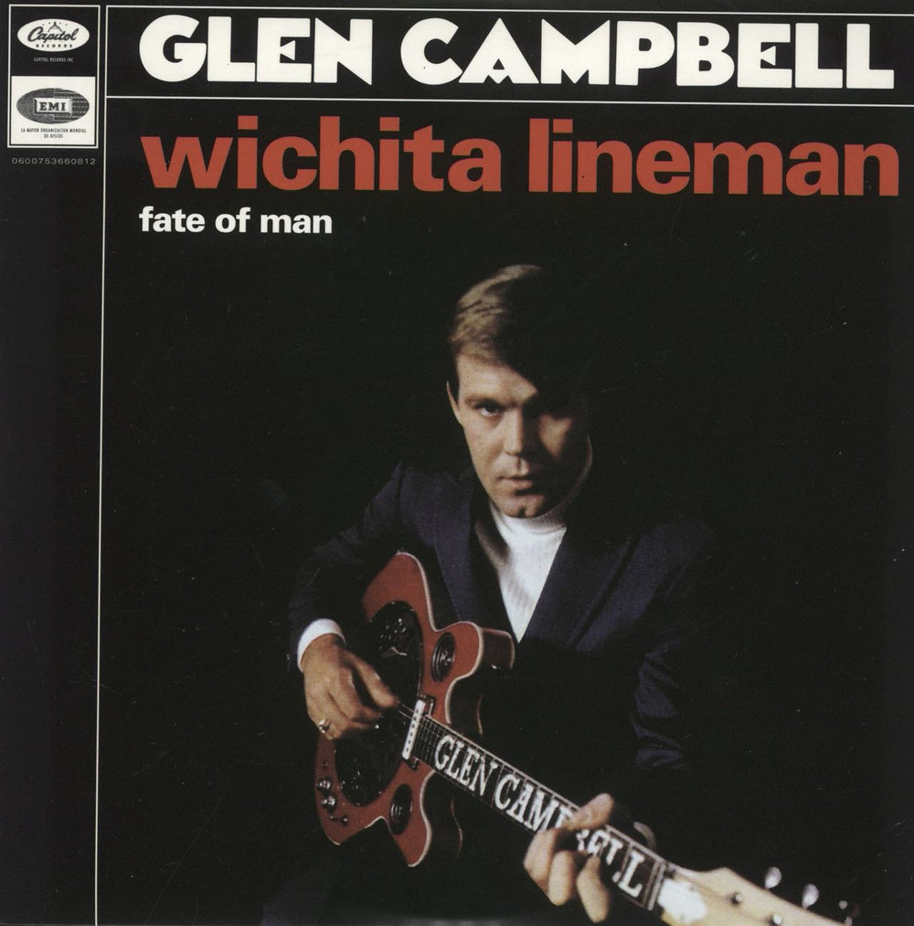 Glen Campbell Wichita Lineman - Red Vinyl - RSD 2016 UK 7" vinyl single (7 inch record / 45) 0600753660812