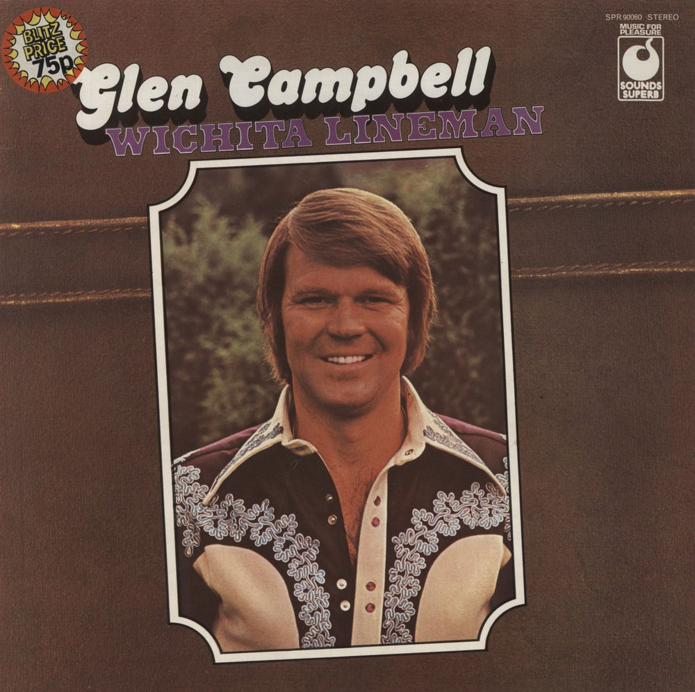 Glen Campbell Wichita Lineman UK vinyl LP album (LP record) SPR90060