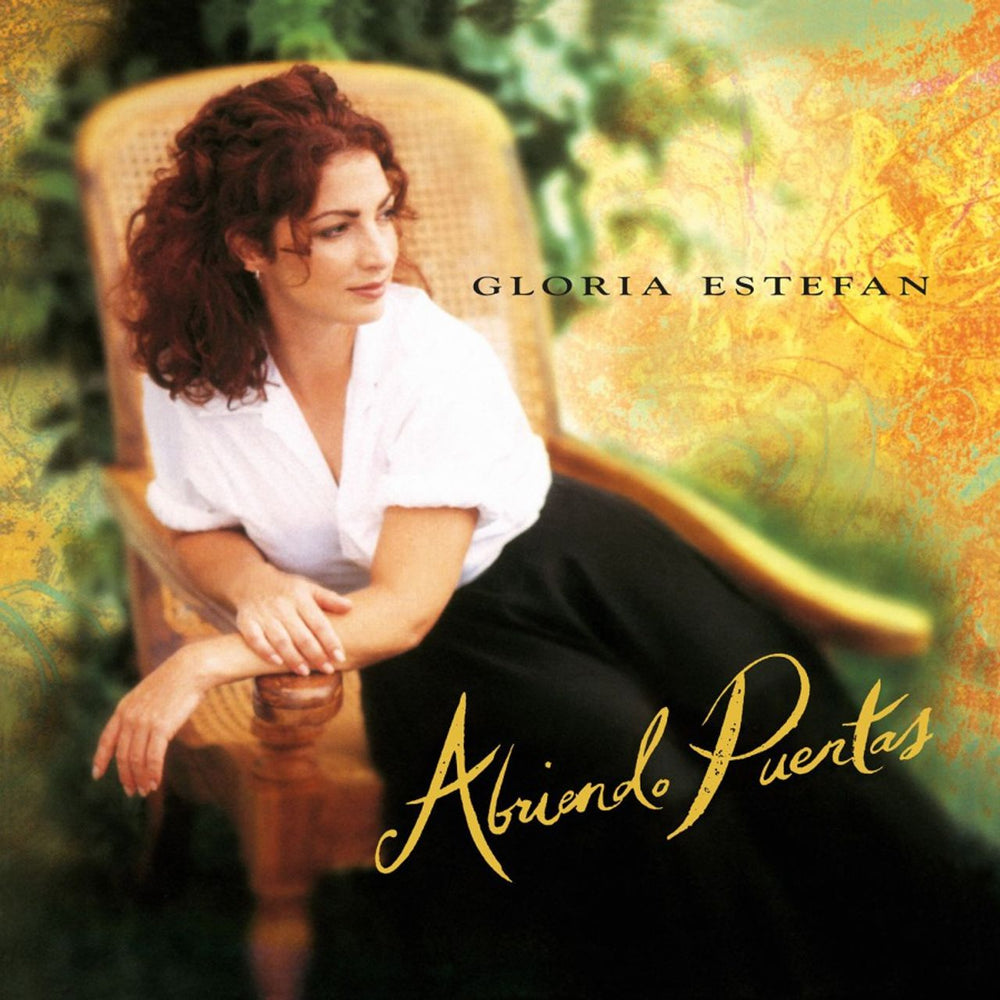 Gloria Estefan Abriendo Puertas - Translucent Green Vinyl 180 Gram UK vinyl LP album (LP record) ESTLPAB825206