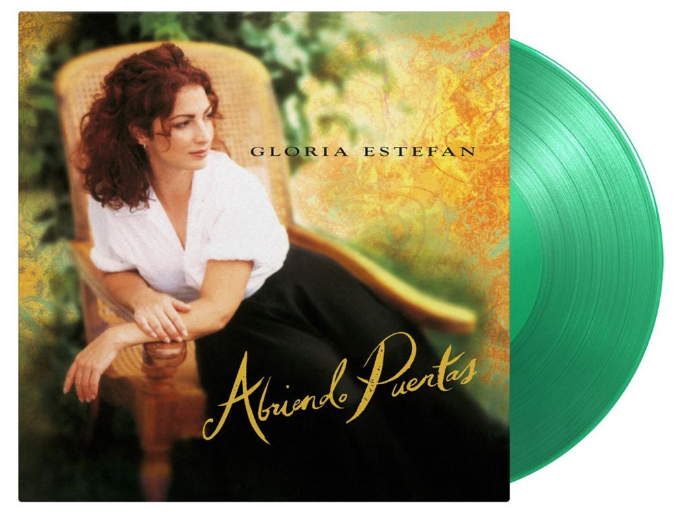 Gloria Estefan Abriendo Puertas - Translucent Green Vinyl 180 Gram UK vinyl LP album (LP record) MOVLP2673