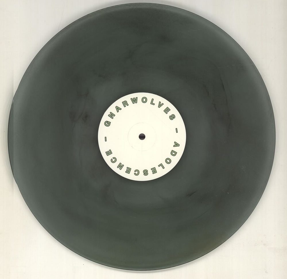 Gnarwolves Adolescence - Green Marble vinyl UK 12" vinyl single (12 inch record / Maxi-single) IXA12AD697768