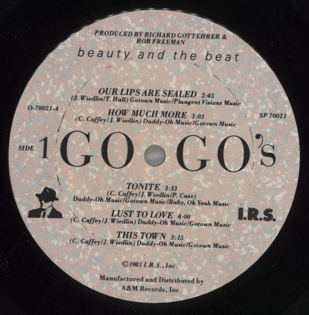 Go-Go's Beauty & The Beat - Promo Stamped US vinyl LP album (LP record) GOGLPBE25422