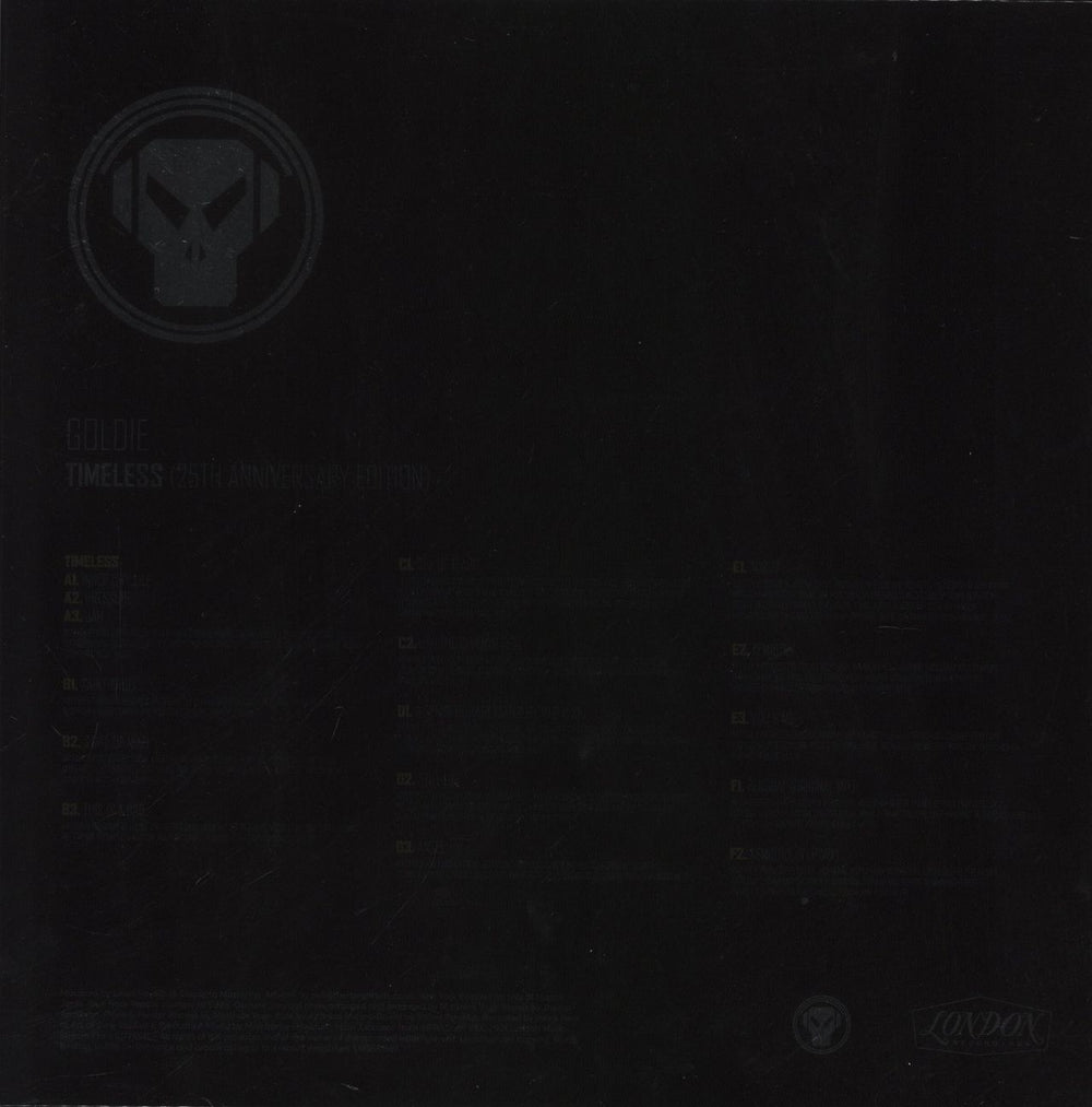 Goldie (90s) Timeless 25th Anniversary Edition - Gold Vinyl UK 3-LP vinyl record set (Triple LP Album)