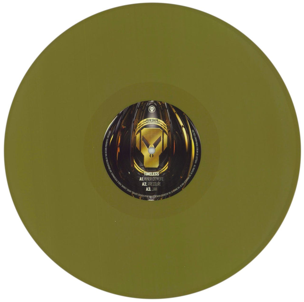 Goldie (90s) Timeless 25th Anniversary Edition - Gold Vinyl UK 3-LP vinyl record set (Triple LP Album) GOD3LTI862510