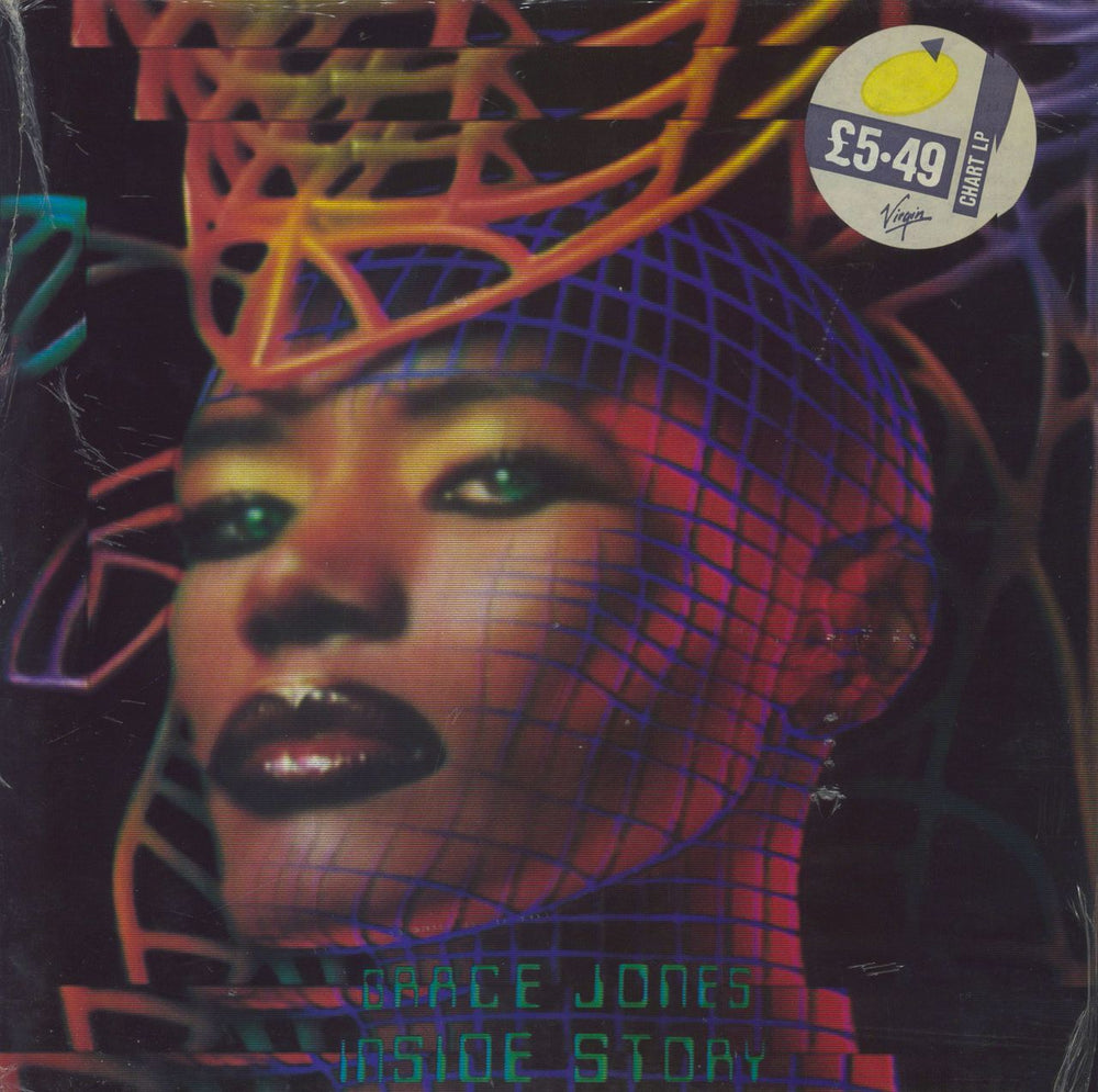 Grace Jones Inside Story UK vinyl LP album (LP record) MTL1007