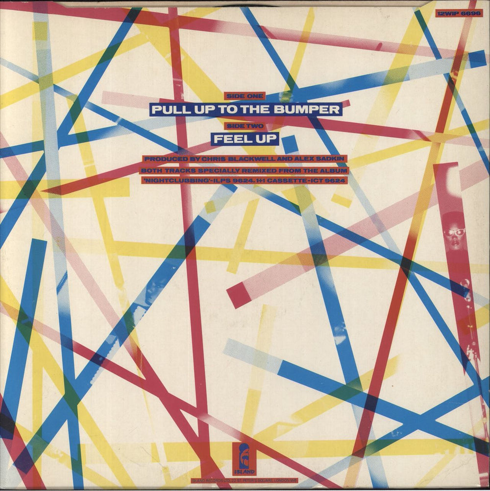 Grace Jones Pull Up To The Bumper - Picture Sleeve UK 12" vinyl single (12 inch record / Maxi-single)