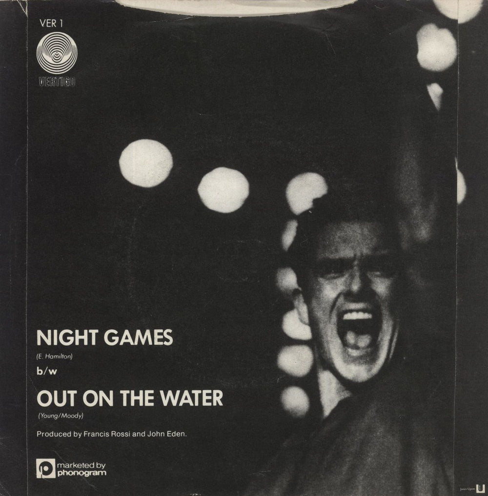 Graham Bonnet Night Games - P/S UK 7" vinyl single (7 inch record / 45)