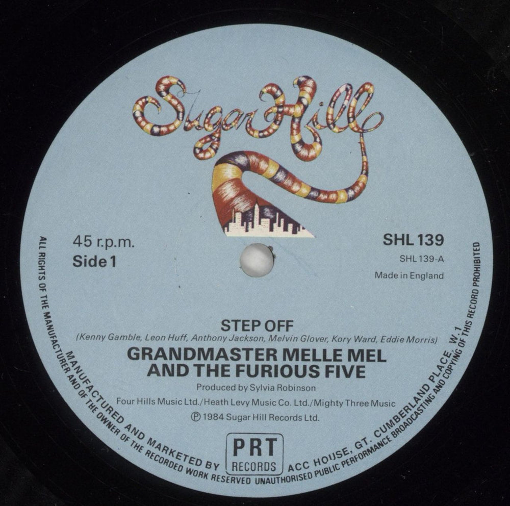 Grandmaster Flash Step Off UK 12" vinyl single (12 inch record / Maxi-single) GMM12ST52709