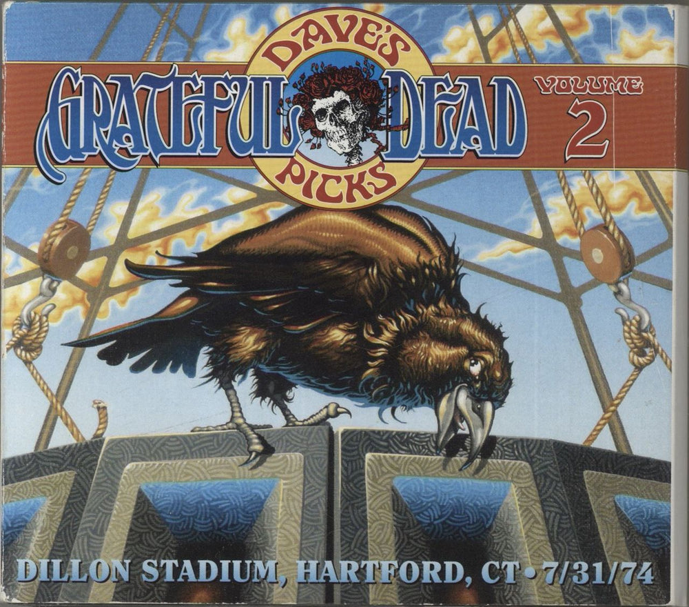 Grateful Dead Dave's Picks Volume 2: Dillon Stadium, Hartford, CT 7/31/74 US 3-CD album set (Triple CD) R2529204