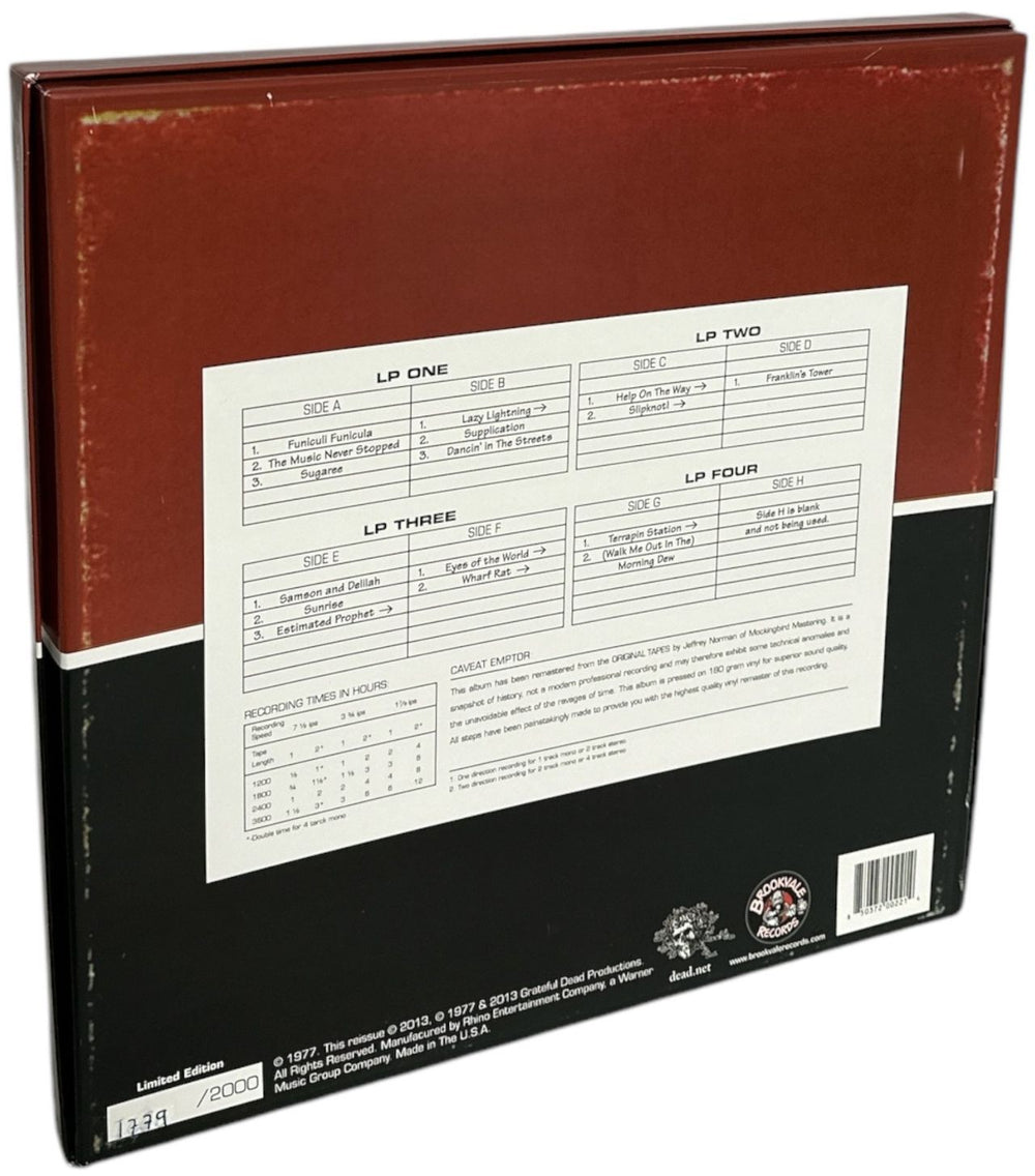 Grateful Dead Dick's Picks Volume Three US 4-LP vinyl album record set 850372002214