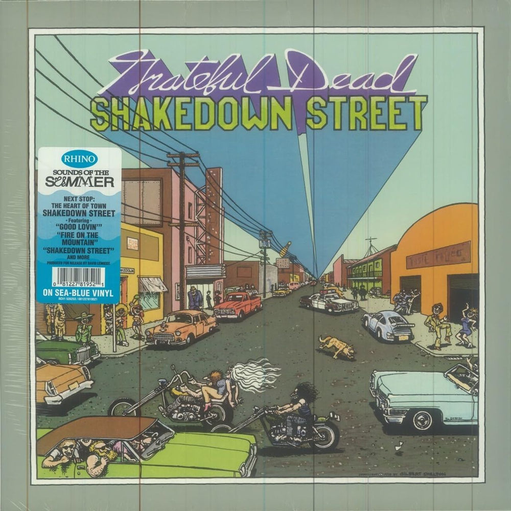 Grateful Dead Shakedown Street - Sea Blue Vinyl - Sealed UK vinyl LP album (LP record) RCV1526253 / 081227819521