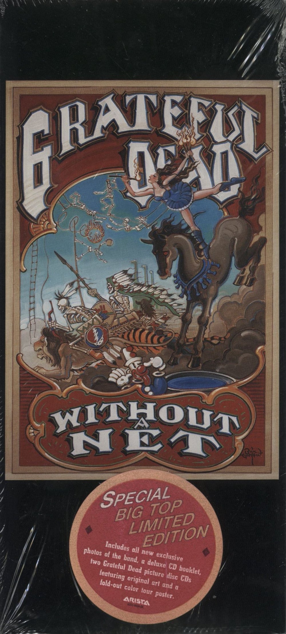 Grateful Dead Without A Net - Sealed US 2 CD album set (Double CD) ACD2-8634-DL