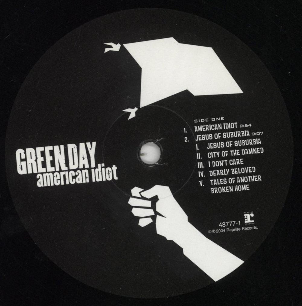 Green Day American Idiot UK 2-LP vinyl record set (Double LP Album) GRN2LAM851573