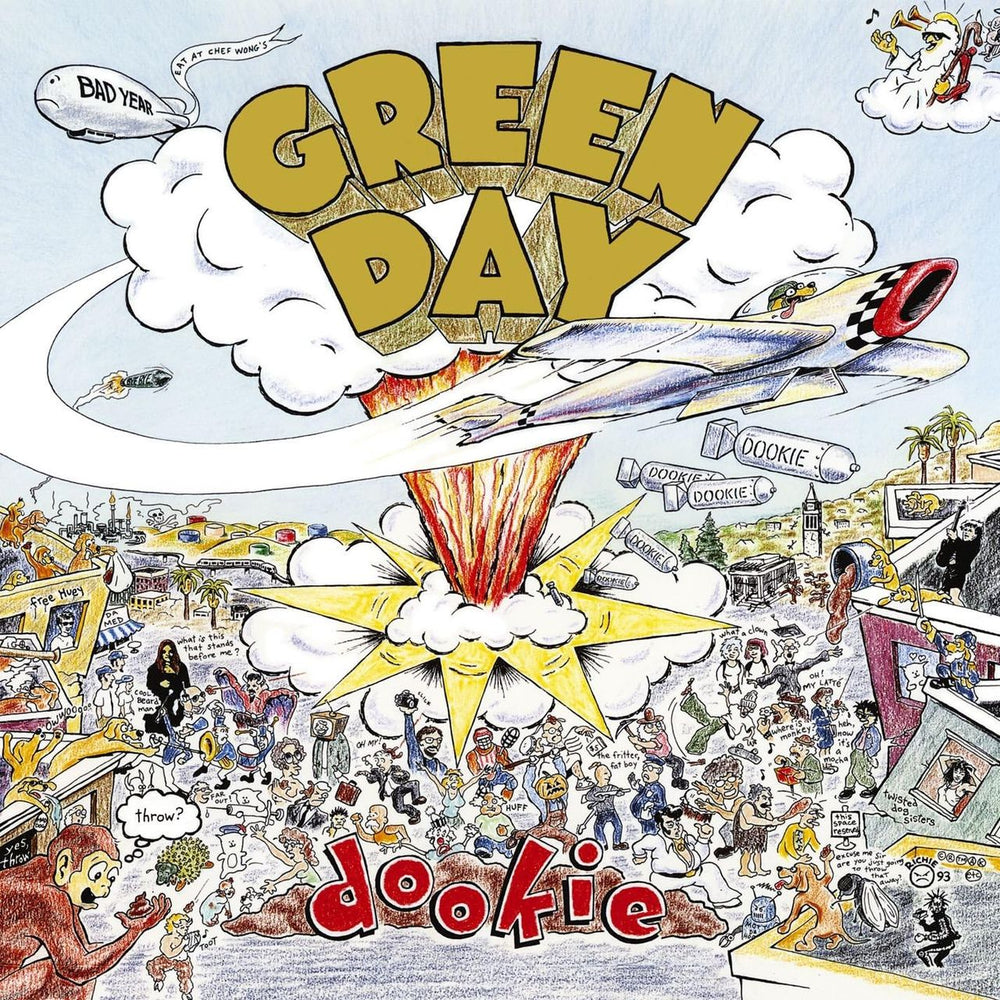 Green Day Dookie - Black Vinyl - Sealed UK vinyl LP album (LP record) 9362-49869-5