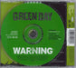 Green Day Warning UK CD single (CD5 / 5") 093624495826