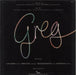 Greg Lake Greg Lake UK vinyl LP album (LP record)